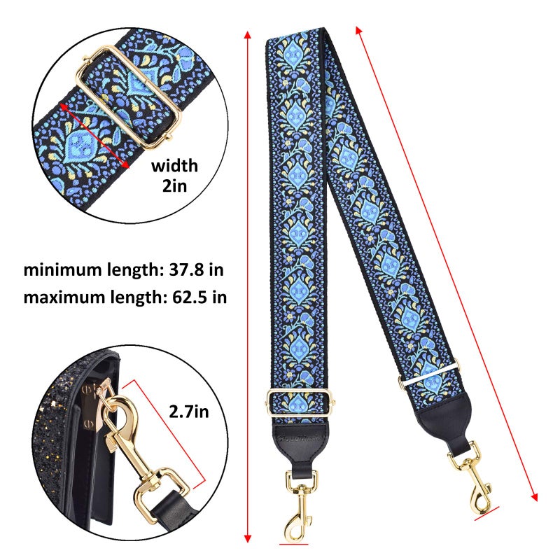 CLOUDMUSIC Handbag Strap Replacement Crossbody Strap Purse Strap For Women Girls (02 Style) - Image 3